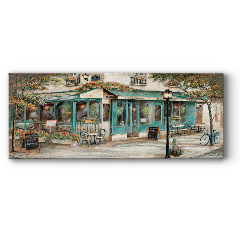 Rue due Jardin-Gallery, toile tendue, H 12 po x l 30 po x P 1,5 po