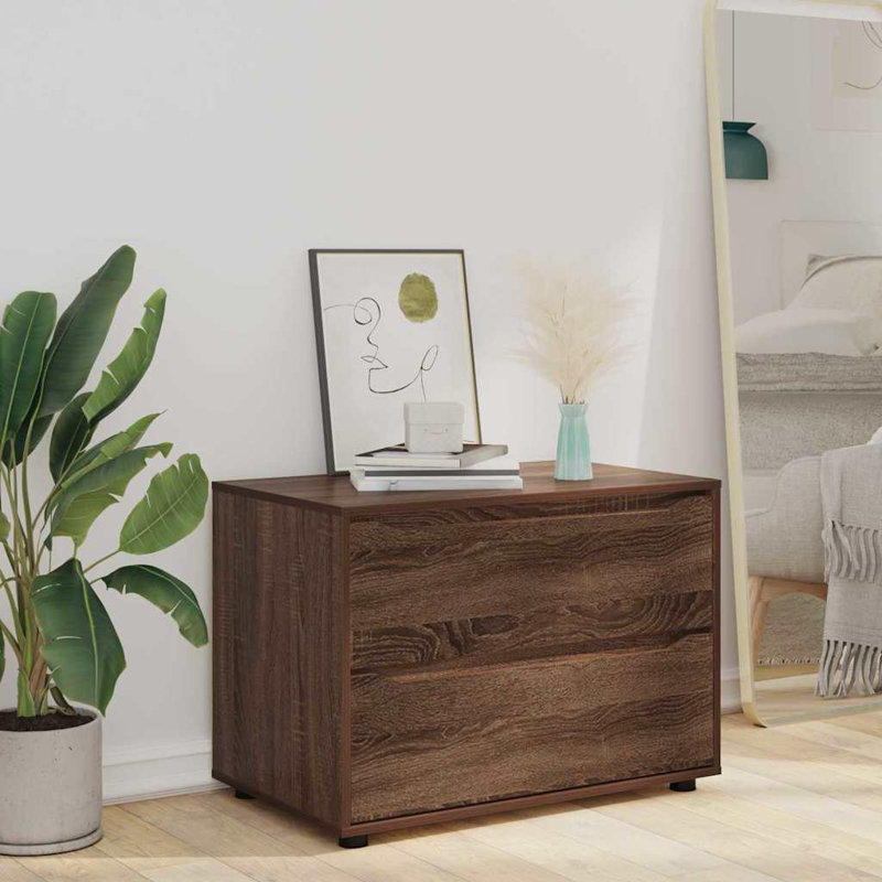 80cm W Chest of Drawers, Brown Oak