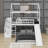Twin Over Full House Bunk Bed With Slide-709452974