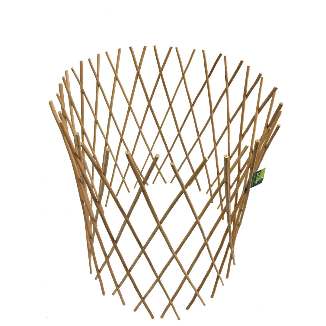Peeled Willow Wood Expanding Trellis MGP 