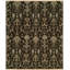 Wool Ikat Area Rug in Brown-748377393