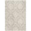 Rosemarie Abstract Handmade Tufted Wool Gray/Ivory Area Rug-1113695177