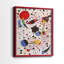 «Miro Memoirs I», reproduction encadrée de qualité supérieure - prête à être accrochée - aucun clou requis - aucun clou requis-309971905-309971909