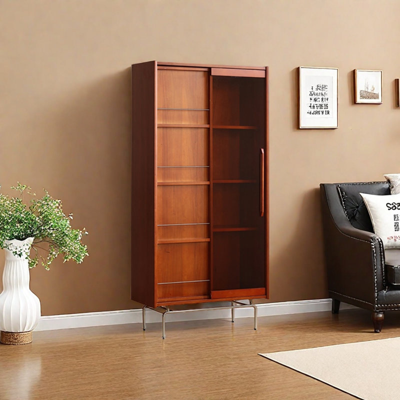 Bibliothèque de style européen, (4 tablettes) H 72 po x l 35 po x P 16 po