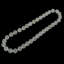 Approx. 21" Long Frosted Glass Beads