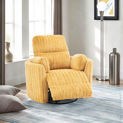 Fauteuil inclinable électrique inclinable avec accoudoirs courbés et rembourrés