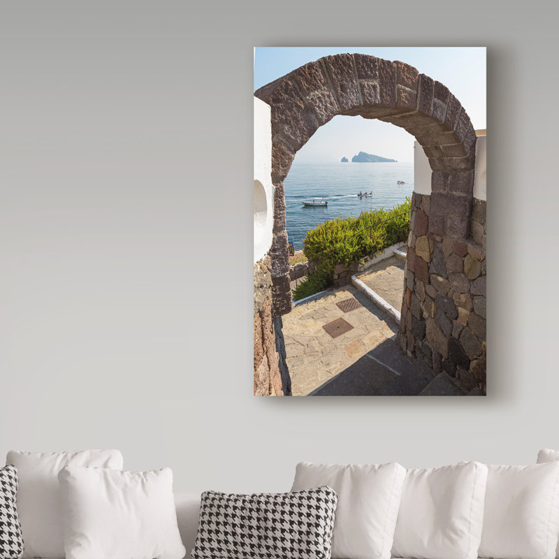 Dyara «Panarea The Door», reproduction de photo sur toile tendue, H 19 po x l 12 po x P 2 po