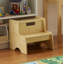 Escabeau en bois Ahlijah - Naturel-895649416