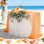 Fleur artificielle avec nappe et chemin de table-2137803151
