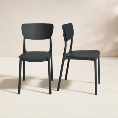 Farrah Outdoor Stacking Dining Side Chair
