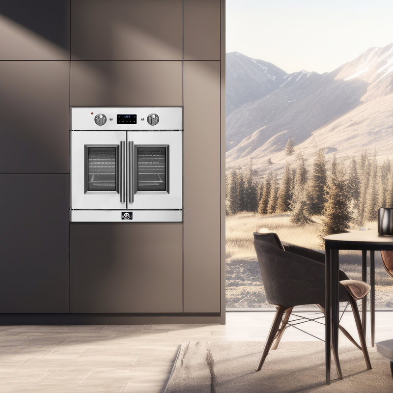 Forno Alta Qualita Gallico 30 in. French Door Electric Wall Oven, 3.68 cu.ft. with True Convection