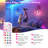 Wireless RGB Wall Sconces With Remote Control