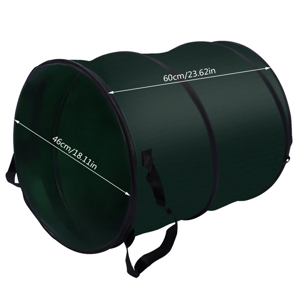 Wakeman Outdoors 13 Gal. Blue Portable Garbage Trash Bag Holder