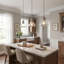 Grant 1-Light Brushed Nickel Mini Pendant Light