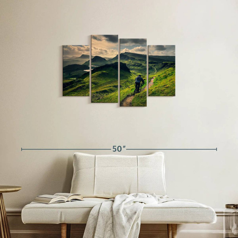 Sireci Mountain Biking Trail, 22" H x 36" W