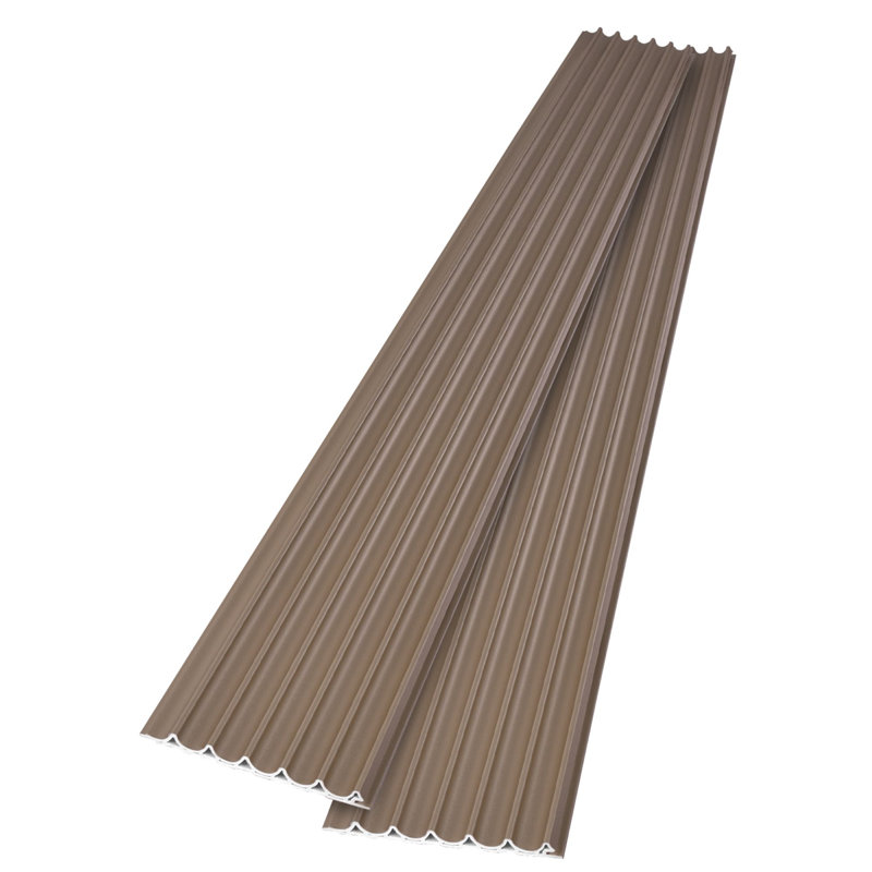 Art3d 8 pièces 104 po x 6,3 po à panneaux 3D cannelés pour la décoration intérieure, panneau de lambris WPC, 36,39 pieds carrés