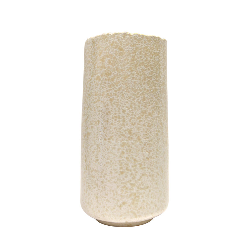 Vase de table en céramique Janyhia, Ivoire