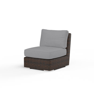 Naomie Armless Patio Chair with Sunbrella® Cushions