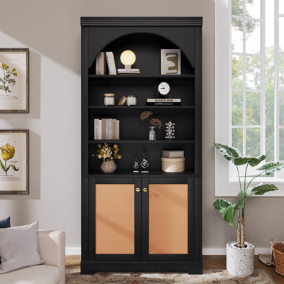 Tall Bookshelf with 4-layer LED Lightings