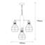 Fleeton 4 - Light Black Sputnik Pendant