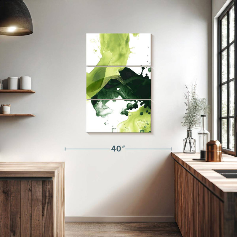 Avery Emerald Swath II, 38" H x 24" W