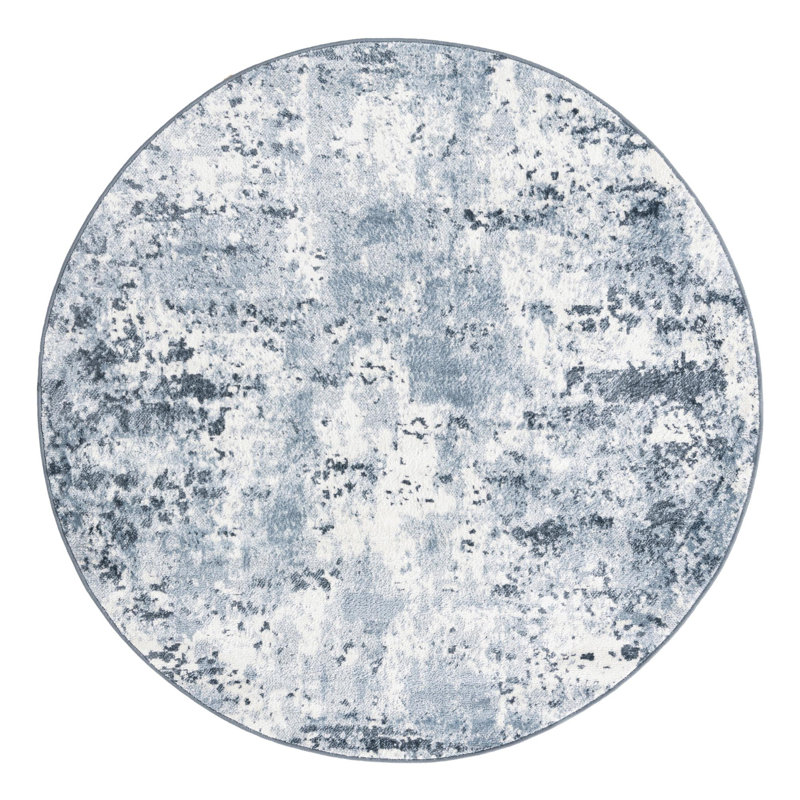 Juni Abstract Indoor Rug, Round 5'