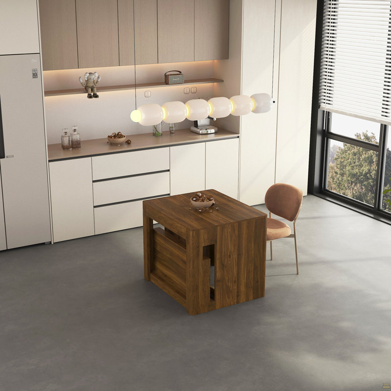 Table de salle à manger extensible pliable, console multifonctionnelle extensible en bois, meubles de salle de réunion, options de longueur de table, bois