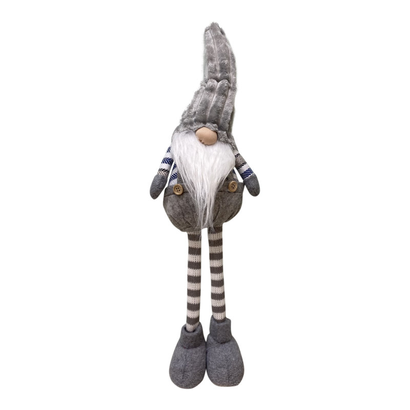 Christmas Stuffed Holiday Accent, Silver