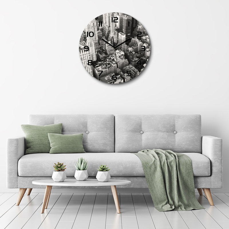 Jezell Glass Wall Clock