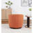 Upholstered Swivel Barrel Chair-1231093626