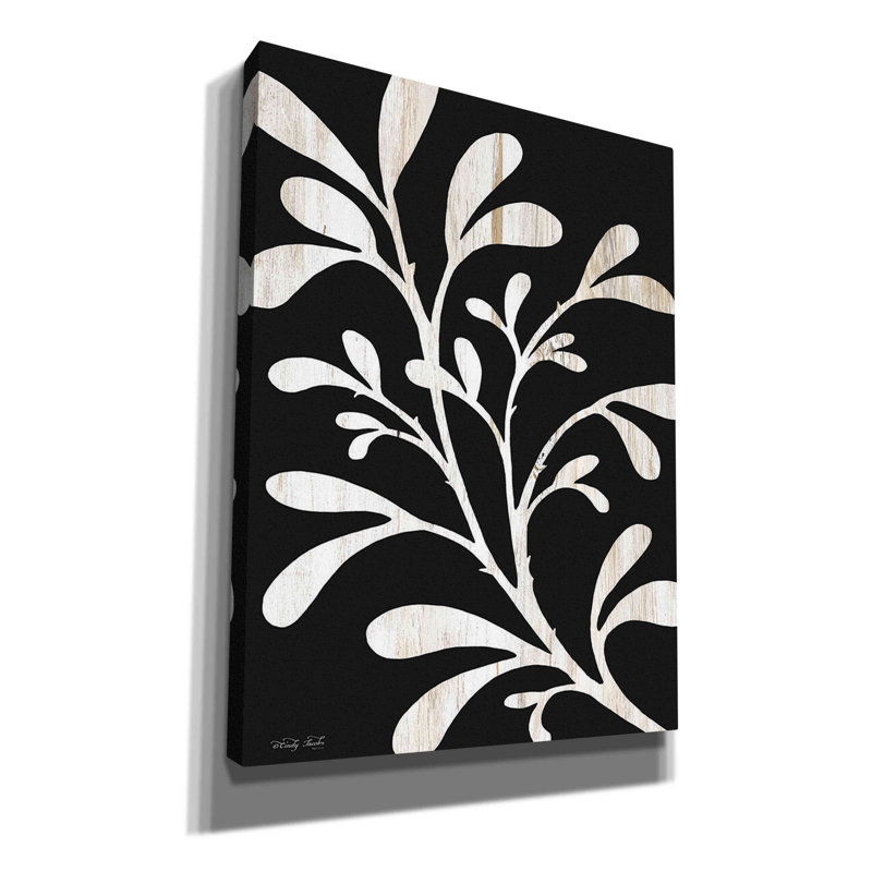 Abbiegail Branch On Black II par Cindy Jacobs, H 16 po x l 12 po x P 0,75 po