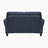 Lawrenceburg 58" Modern Transitional Chenille Loveseat with Durable Solid Wood Frame, Supportive Pocket Coils and Sturdy Exposed Feet-560302855