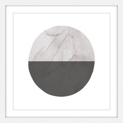 « half circle » par diana alcala, reproduction d’art encadrée