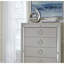 Commode argentée CHLOE GEMSTONE