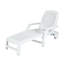 Chaise longue d'extérieur réglable à roulettes Mistry-951083318