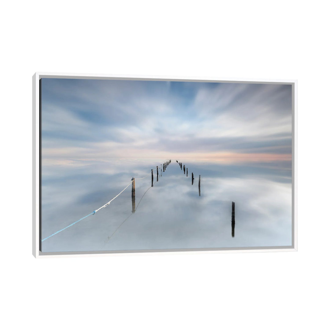 The Calm by Joaquin Guerola - Floater Frame Print on Canvas
