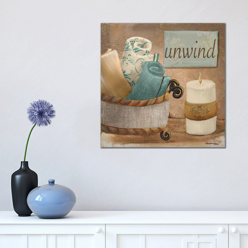 Unwind 1 Piece Wrapped Canvas Painting, 45.72 cm H x 45.72 cm W x 3.175 cm D