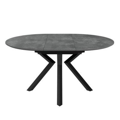 Allegro 120-160cm Grey Extending Look Dining Table