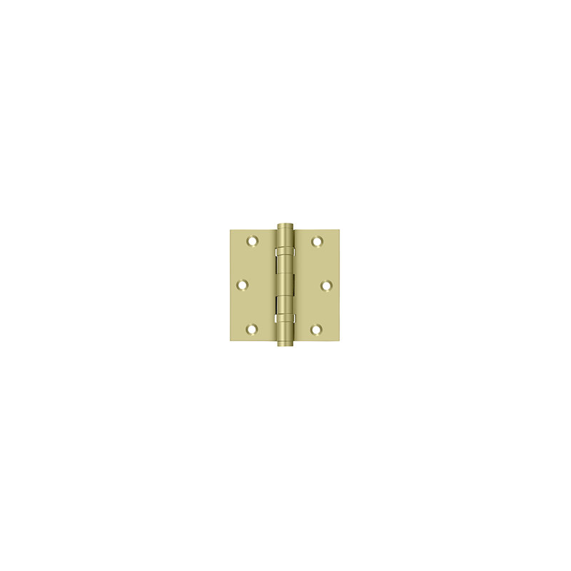 102'' x 102'' Butt Bearing Hinge, Unlacruered Brass