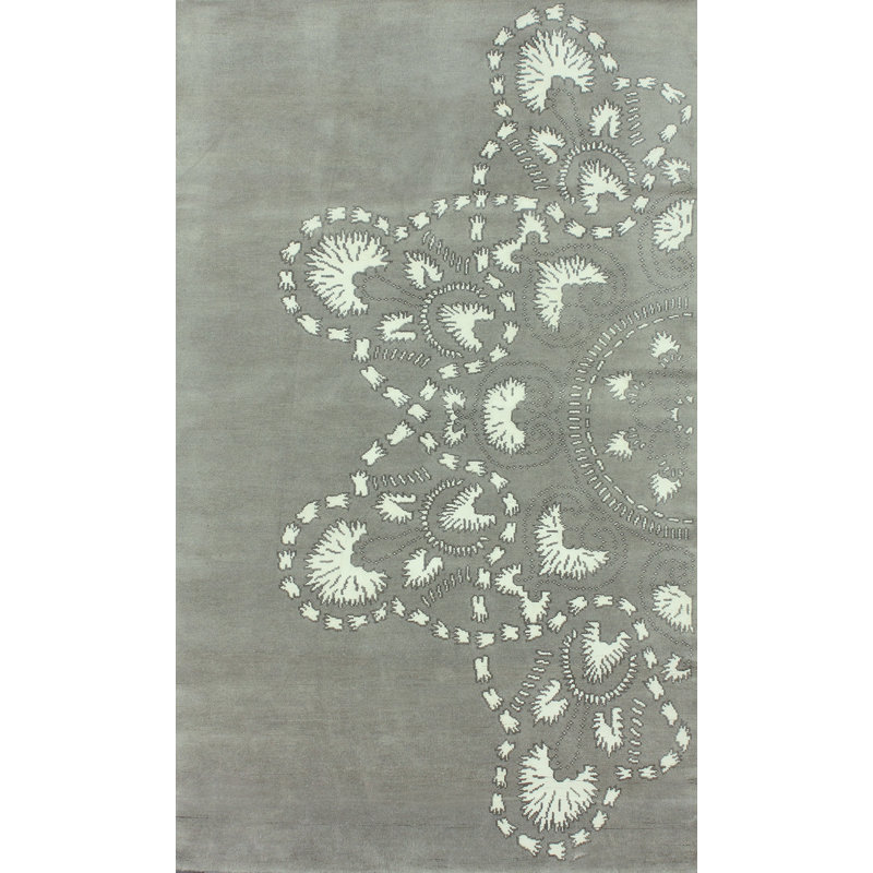 Tapis taupe Kyre, 5 pi x 8 pi