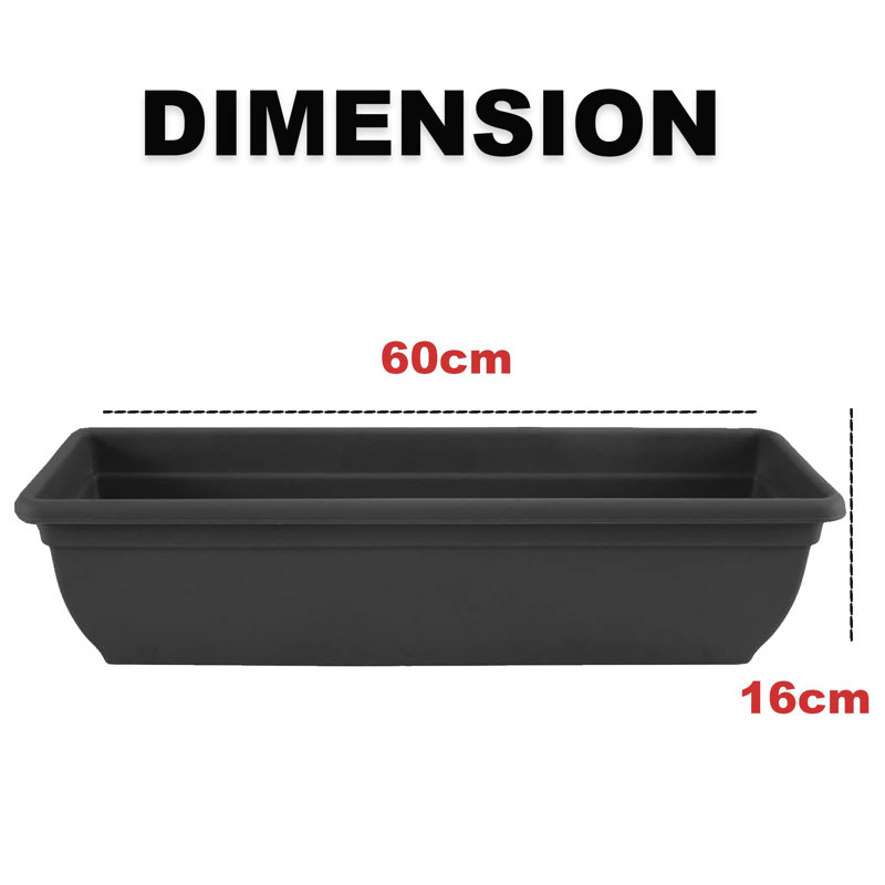 Planter Box, Black