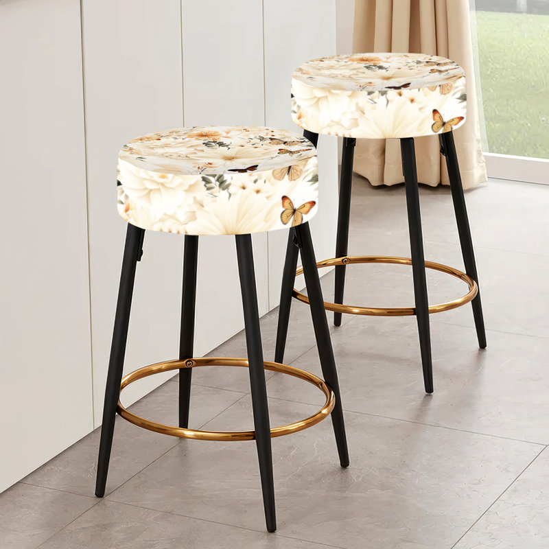 Ensemble de 2 tabourets de bar Boho