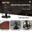 Tabouret de bar antique et industriel-1928657874