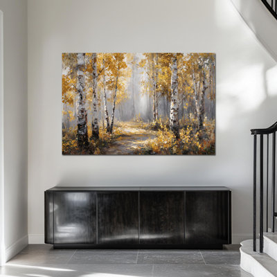 Art mural d'automne, décoration murale photos d'automne, art mural sur toile d'automne, art mural d'automne, art mural nature, peintures murales d'automne pour le salon, chambre à coucher, toile prête à être accrochée