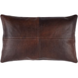 Sheffield Leather Reversible Pillow Cover
