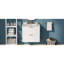 Meuble-lavabo mural de 24 po avec 2 tiroirs, idéal pour les petites salles de bain-1551413564