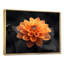Dahlia noir et jaune en photo monochrome - art mural Dahlia-736946665-631516017
