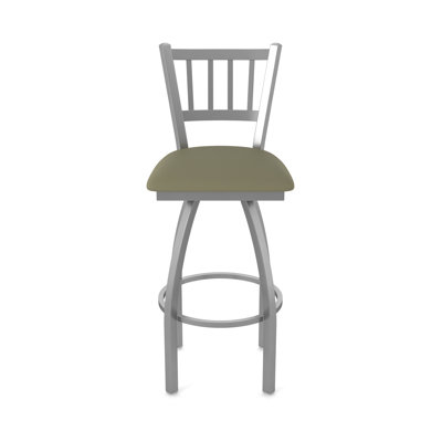 Contessa Stainless Steel Indoor/Outdoor Swivel Bar Stool by Holland Bar Stool