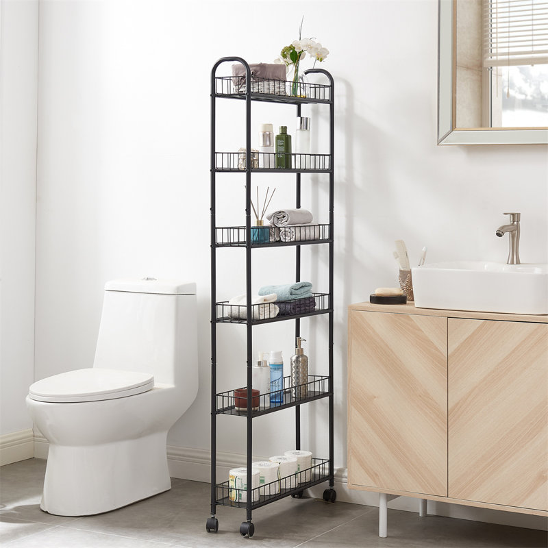 6 Tier Slim Storage Cart