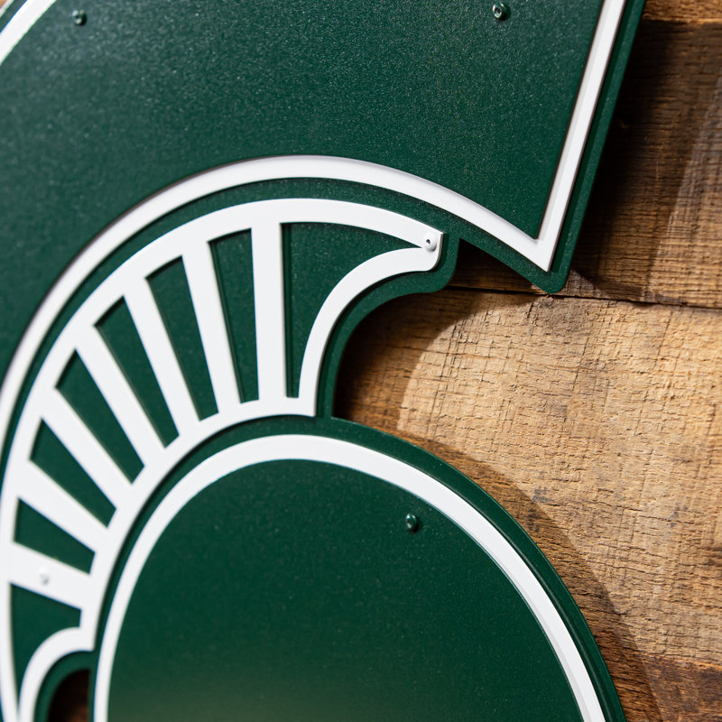«Michigan State University», art mural en métal superposé
